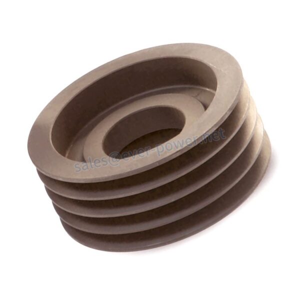 V-belt pulleys with solid hub