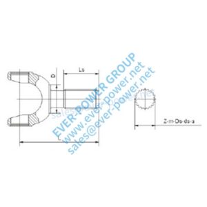 Spline shaft fork (SS)