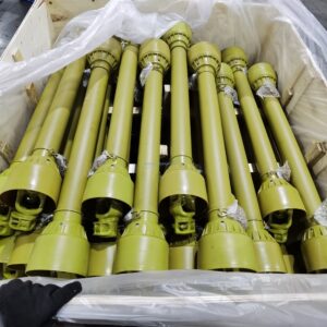 steel standard spline shaft T1 pto shaft 740mm for small horse power tractor circular saw shaft