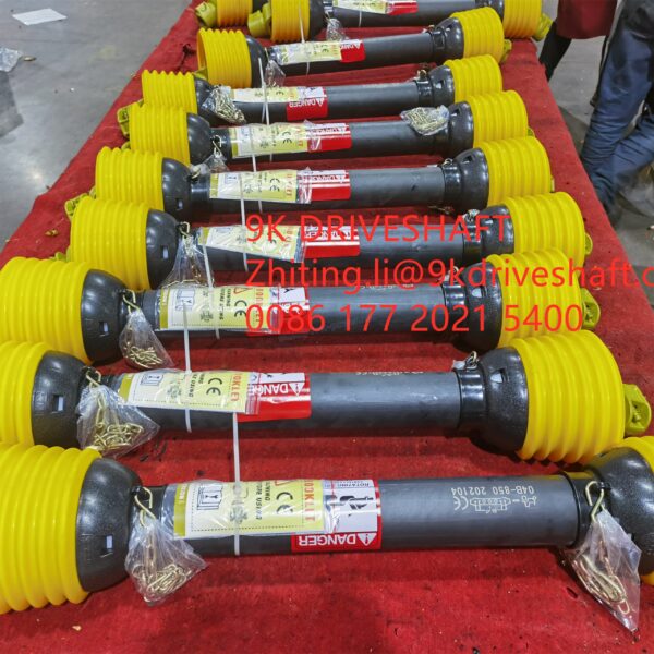 04B Trator Implemento Parte Eixo PTO Amarelo Preto Tampa de Plástico peças de máquinas agrícolas