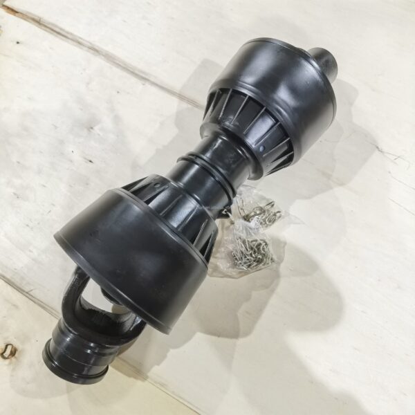 Eixo PTO U Joint 35*94 Tubo Hexagonal Yoke com Parafuso para peças de caminhão eixo de transmissão solda
