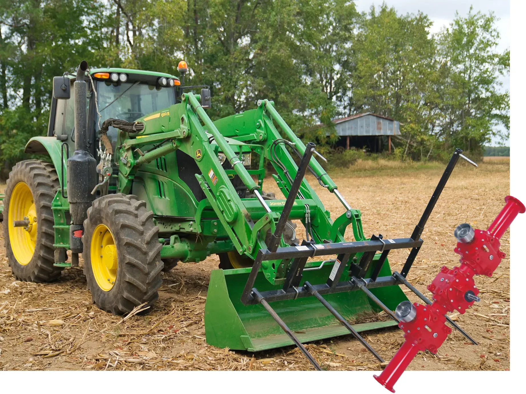 Fertilizer Seeder Gearbox<br />
